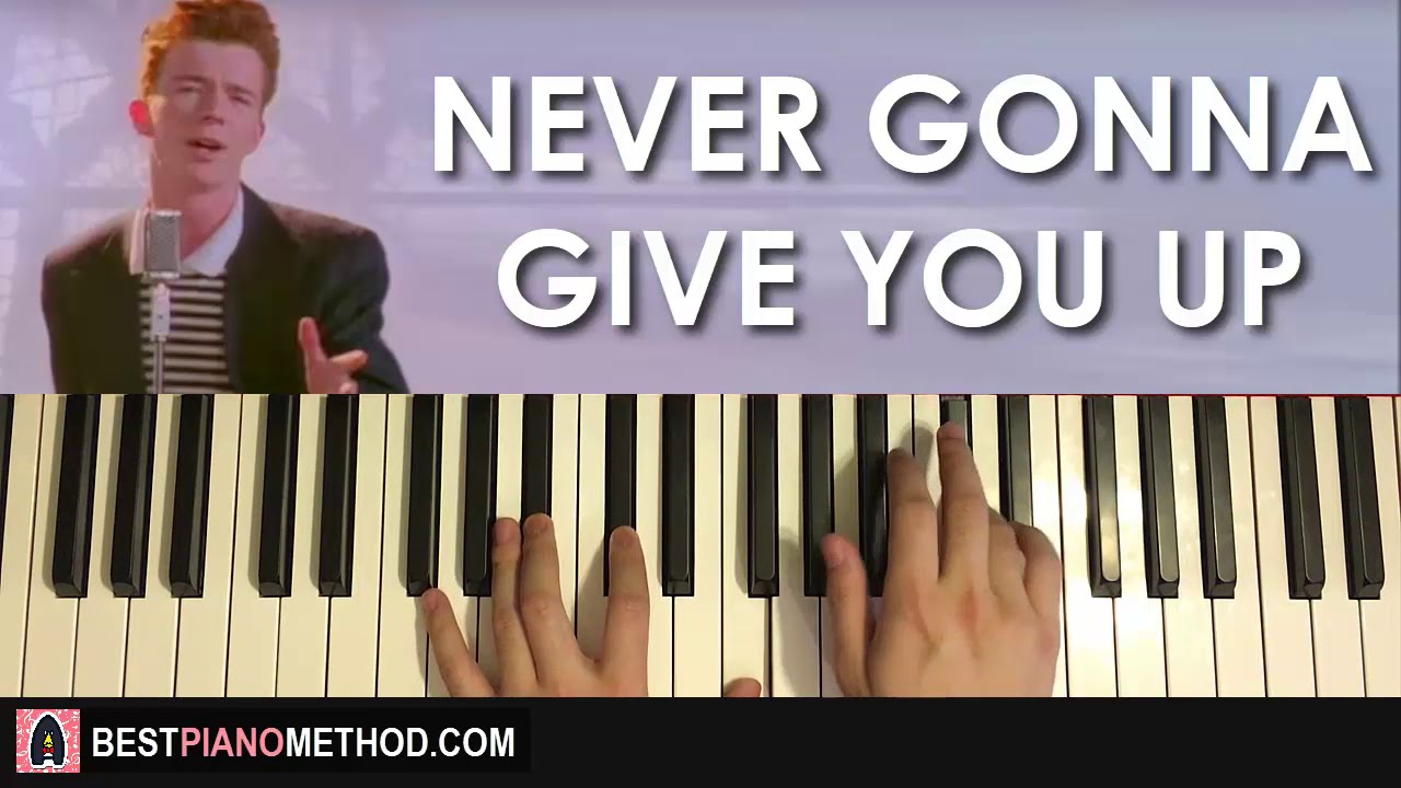 How To Play - Rick Astley - Never Gonna Give You Up (Piano Tutorial Lesson)