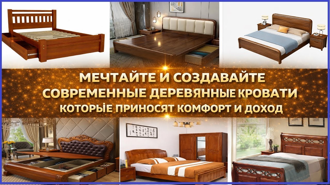 Мечтайте и создавайте — современные деревянные кровати, которые приносят комфорт и доход