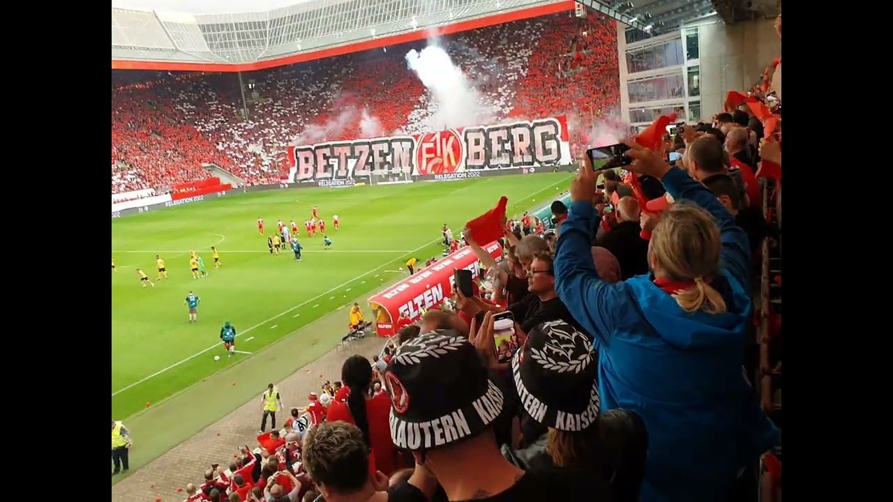 1. FC Kaiserslautern Relegation Betzenberg Choreo gegen Dynamo Dresden
