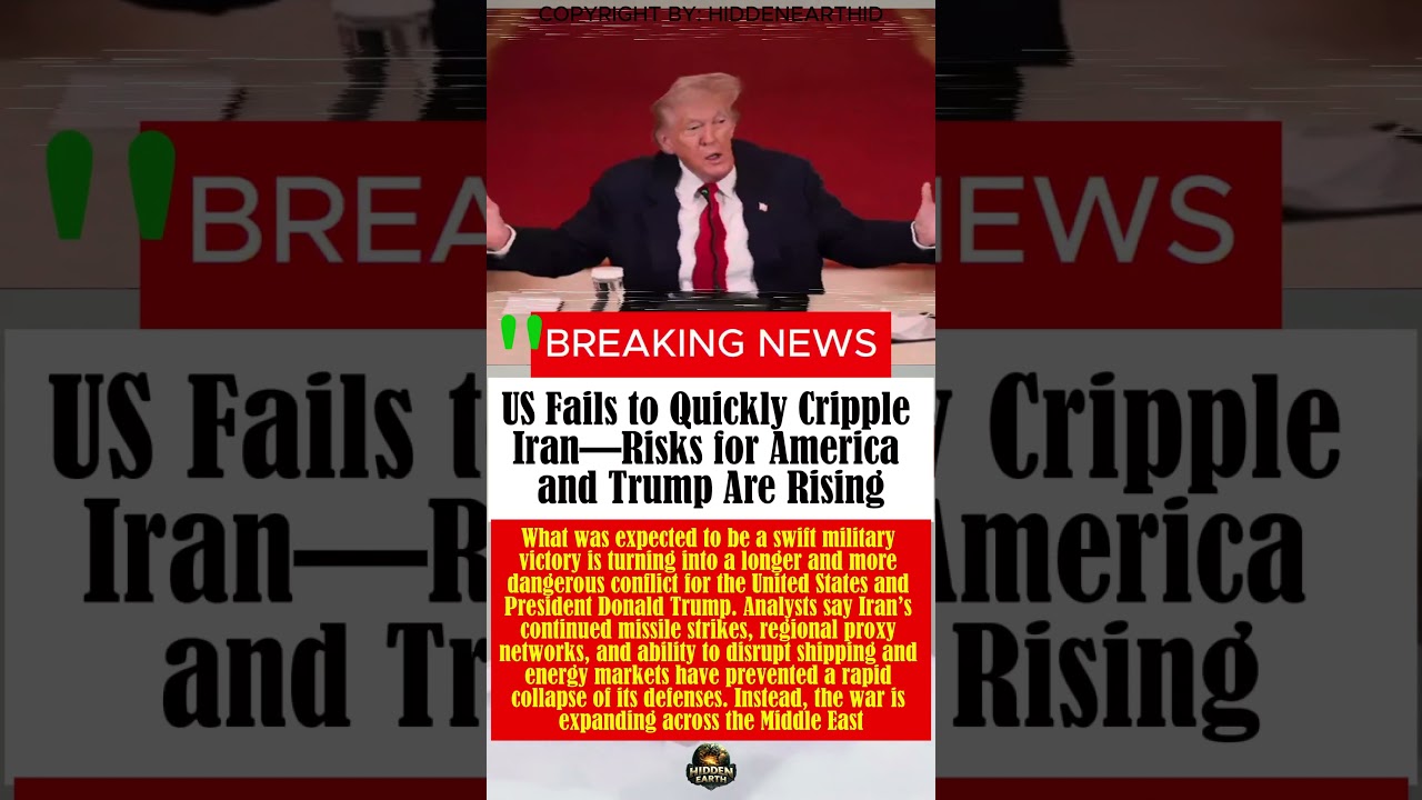 US Fails to Quickly Cripple Iran&mdash;Risks for America and Trump Are Rising