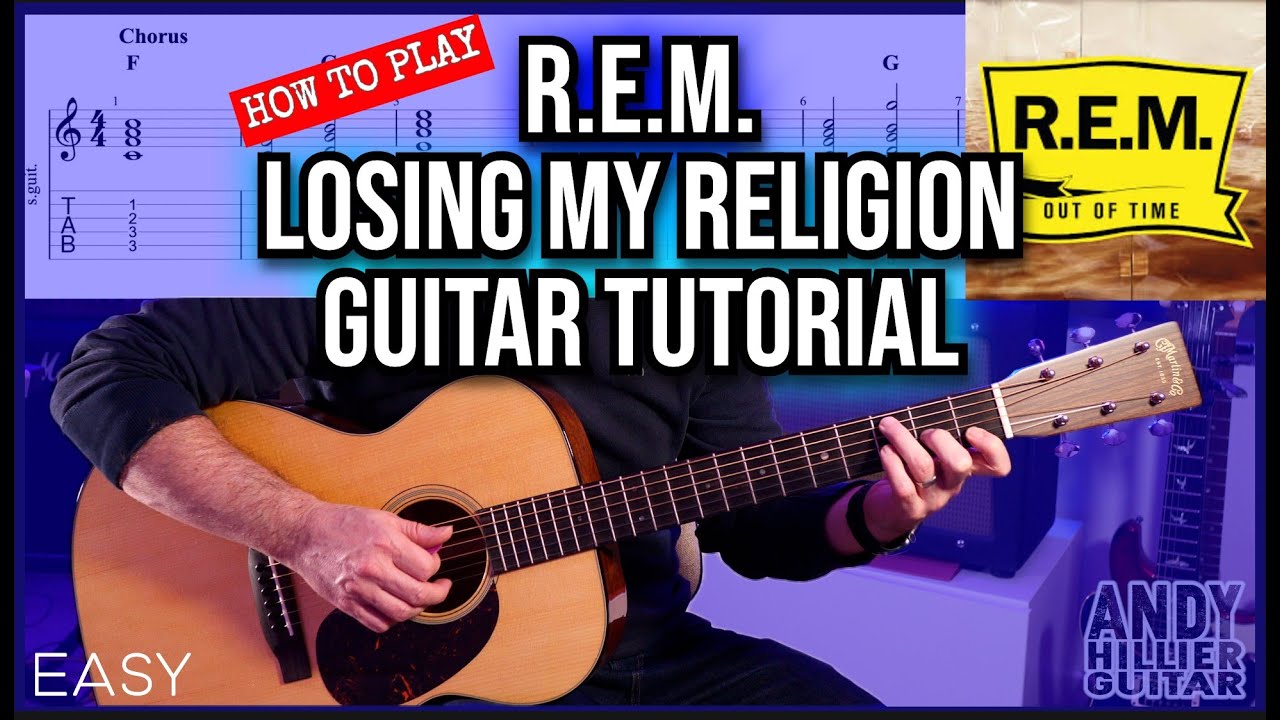 R.E.M. – Losing My Religion | Урок игры на гитаре