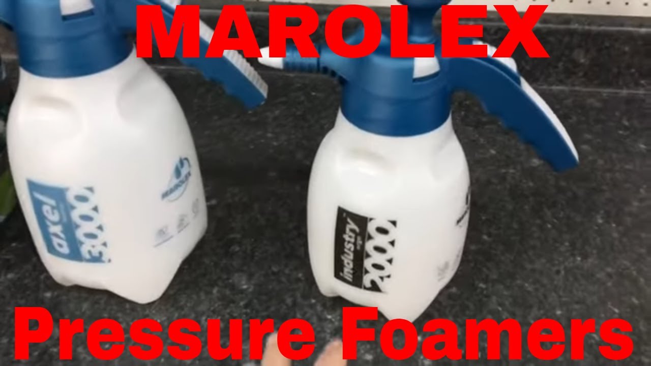 Pressure Foamers And Sprayers From MAROLEX!!