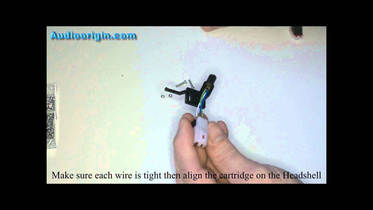 How to replace a cartridge and stylus on a turntable headshell - straight tonearm