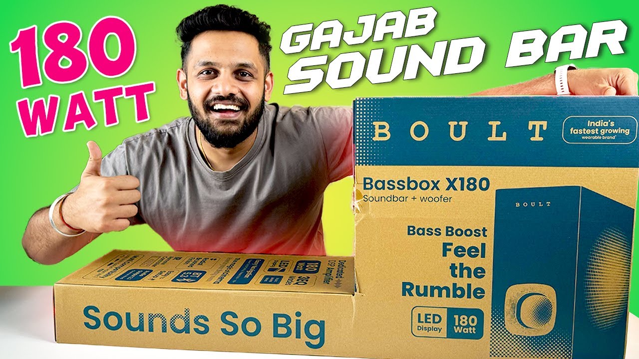 BOULT BASSBOX X180||KILLER SOUNDBAR ⚡️