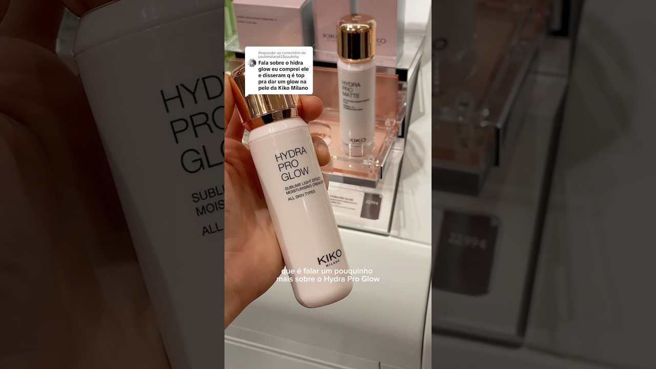Hidratante Hydra Pro Glow da Kiko Milano é um dos mais procurados aqui na loja ❤️ #kikomilano