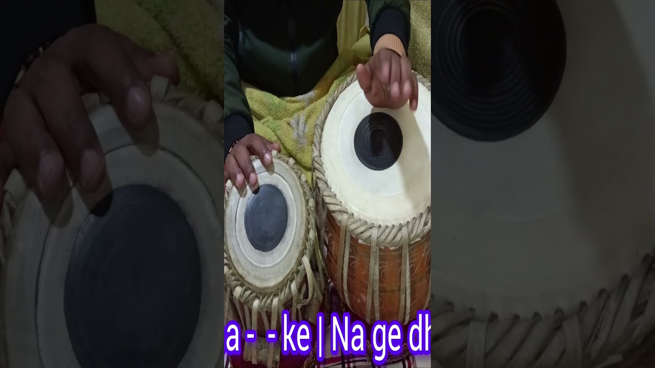 keherwa taal kabuttari in english | Tabla Lesson Tutorial | keherwa kabootari