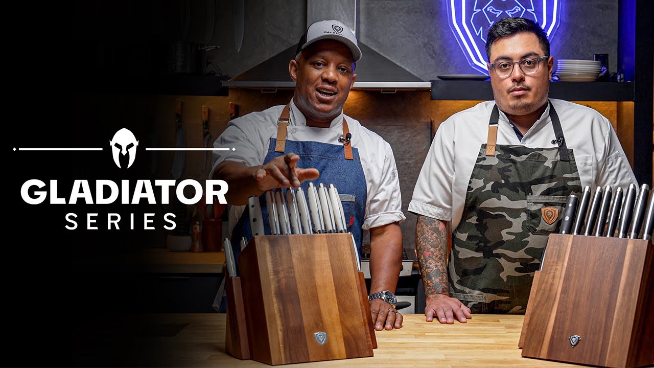 The ULTIMATE KNIFE BLOCK | GLADIATOR Series 18 Piece SET | DALSTRONG