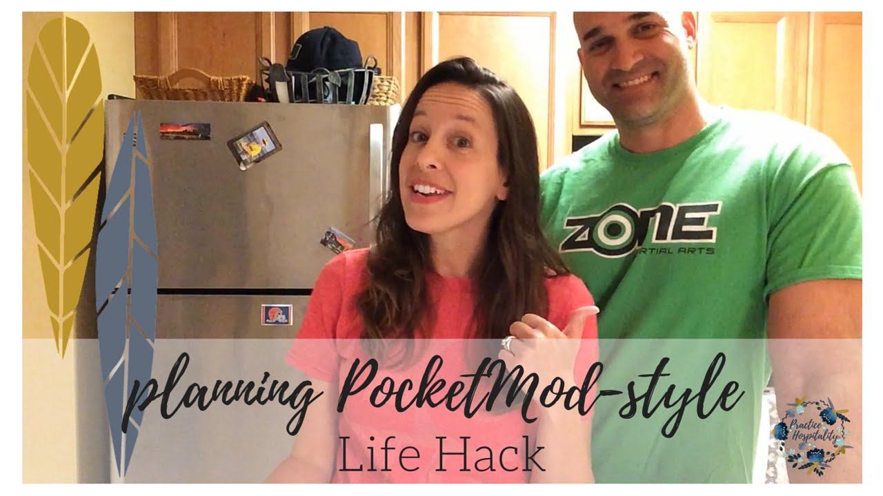 Life Hack - Plan Your Week With A PocketMod