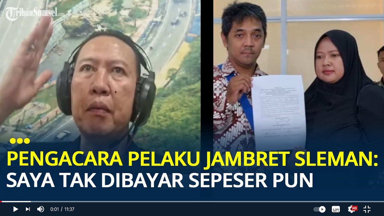 Pengakuan Pengacara Pelaku Jambret di Sleman: Tak Dibayar Sepeser pun