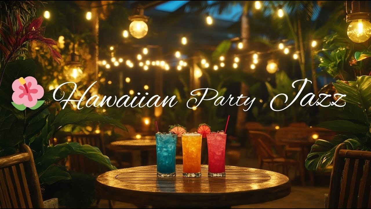 🌺 Hawaiian City Jazz – Pop Chill Party at a Tropical RestaurantJP🌴 ハワイアン　ジャズ – 南国レストランで楽しむポップな夜のBGM