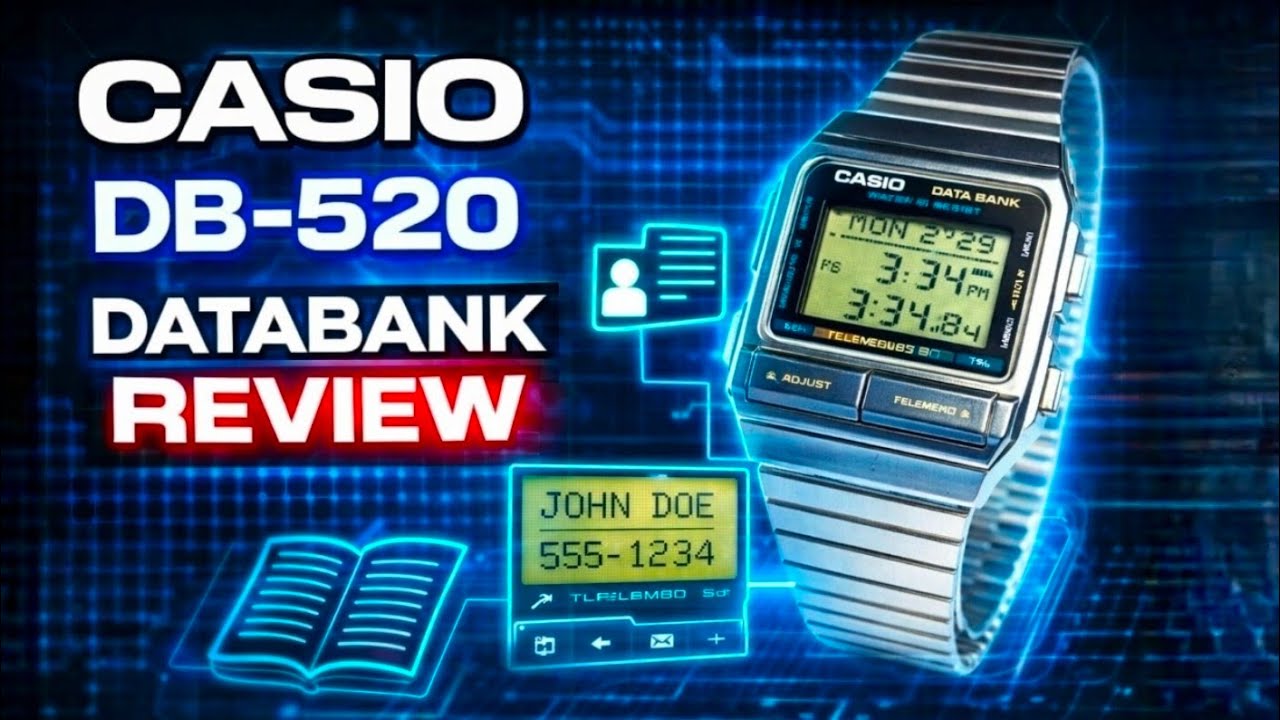 Casio DB-520 Databank Watch Review - Module 675 - Ep 80