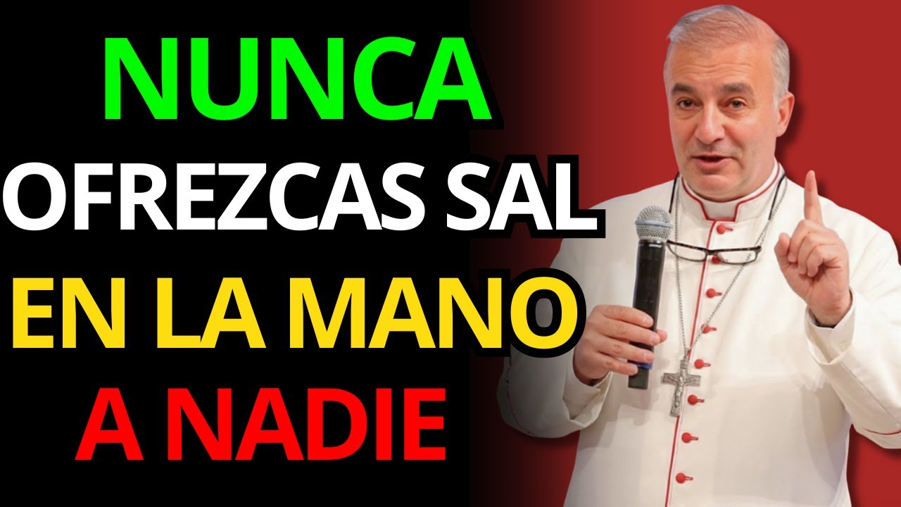 EL PADRE ÁNGEL ESPINOSA ADVIERTE: ¡NUNCA OFREZCAS SAL EN TU MANO! RITUAL QUE ABRE PUERTAS