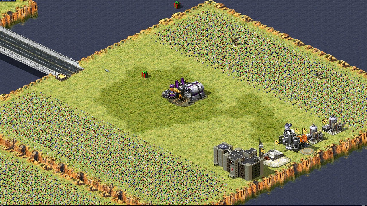 Red Alert 2 | Yuri's Revenge | 7 vs 1 - rush impossible - Germany