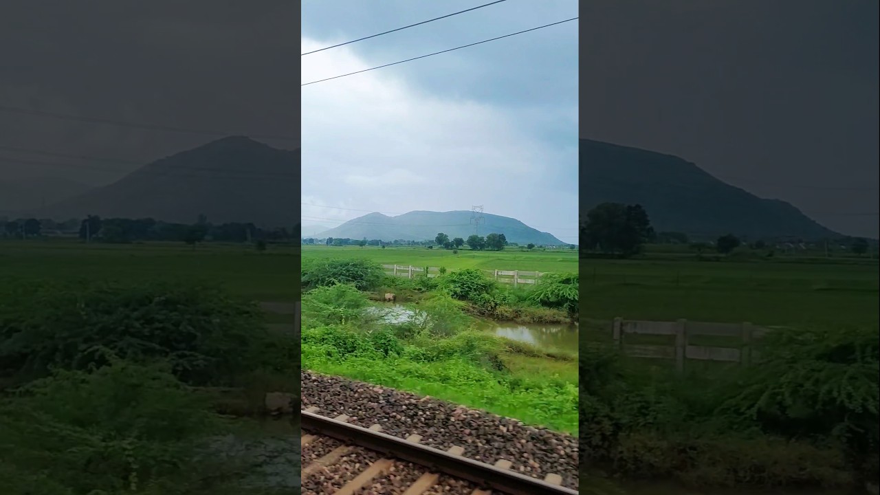 Aravalli Hills in Monsoon | Sawai Madhopur Train Journey #AravalliHills #SawaiMadhopur
