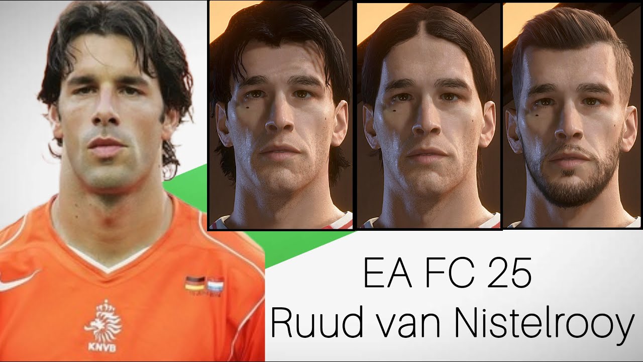EA FC 25 — Профессиональные клубы | Рууд ван Нистелрой | Создание лица + Статистика | ИКОНА