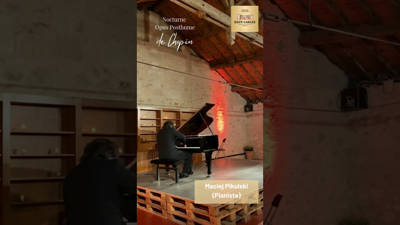 Nocturne Opus posthume de Chopin, joué par Maciej Pikulski