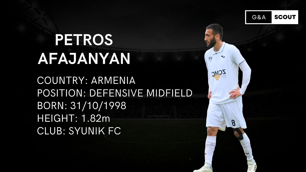 EXCLUSIVE: PETROS AFAJANYAN | FC SYUNIK | CDM | HIGHLIGHTS 2024/2025