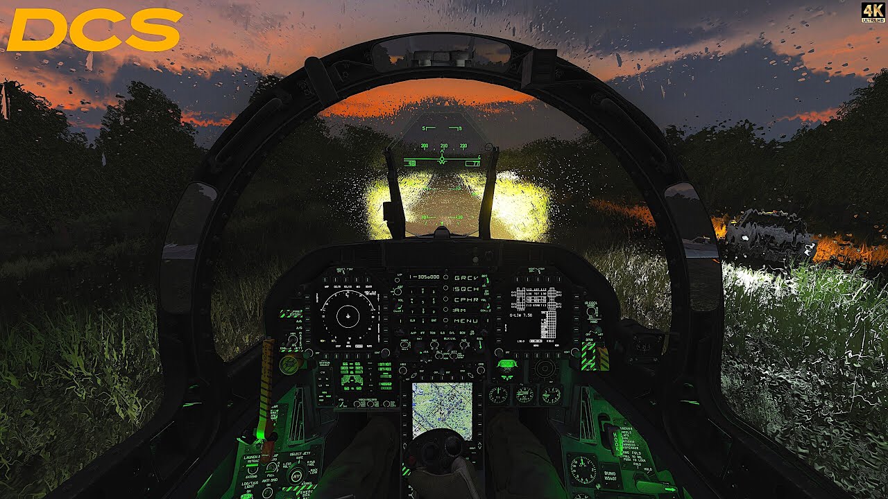F/A-18C Hornet | Russian RADAR Station Heavy Strike | EXTREME Weather