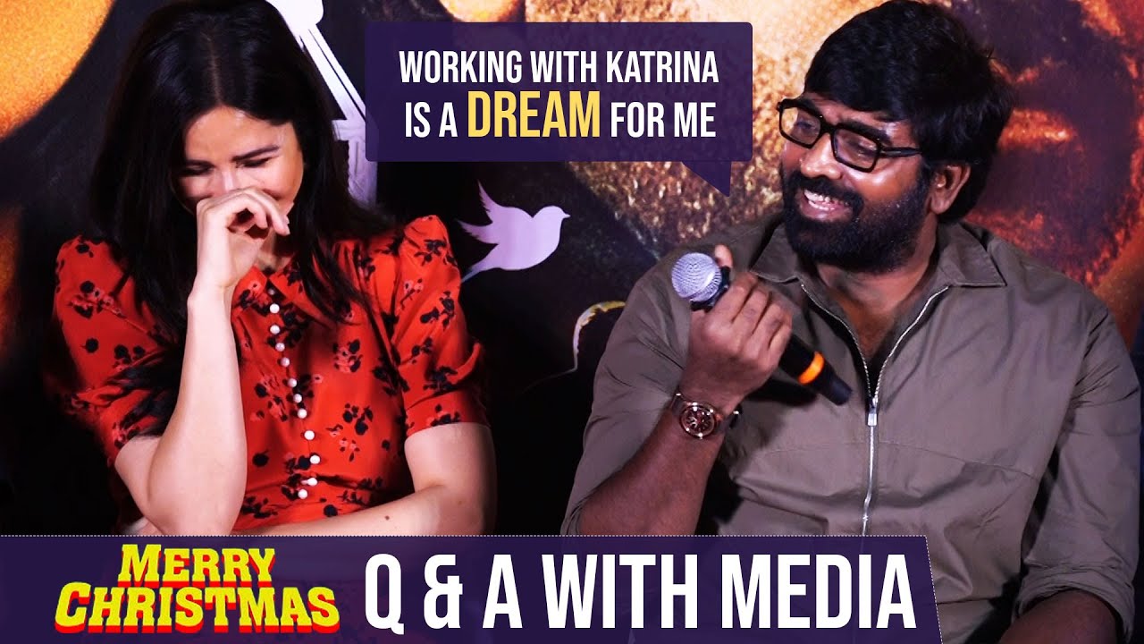 Vijay Sethupathi, Katrina Kaif & Merry Christmas Team Q & A With Media | Sriram Raghavan