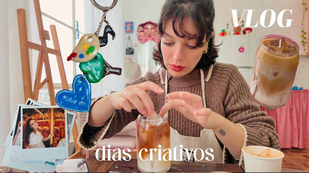 um dia comigo: vela de café, chaveiro de cerâmica & festa surpresa 🎨 ✧*:･♡