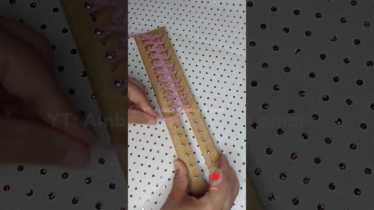 Tejer en telar rectangular #tejer #tejido #telarrectangular #loom #rectangularloom