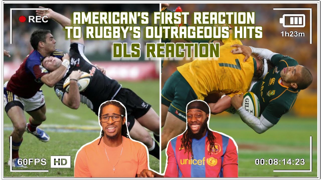 Americans First Reaction to Rugby's Outrageous HITS | DLS Edition