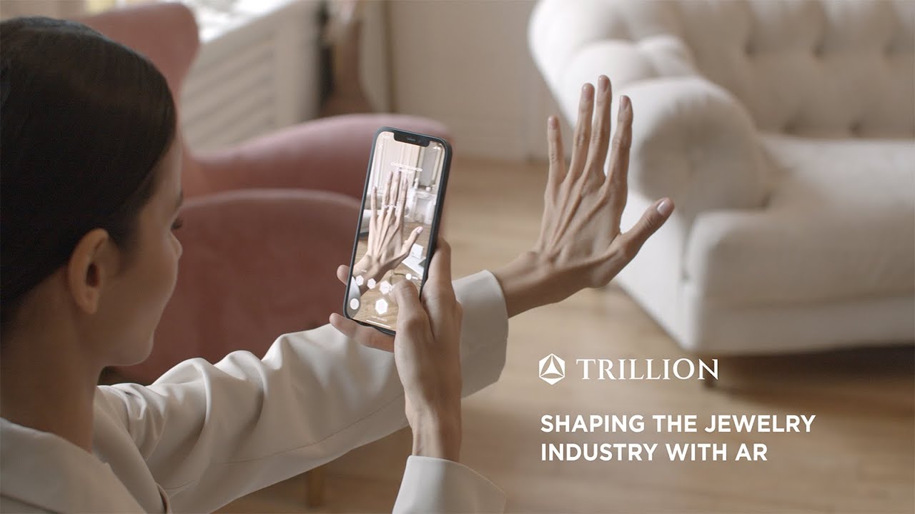Try on jewelry using only your phone camera. Trillion App