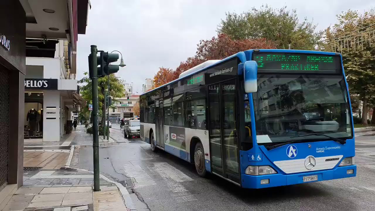 Βροχερή Λάρισα 4K καραντίνα tour (18 Nov 2020)