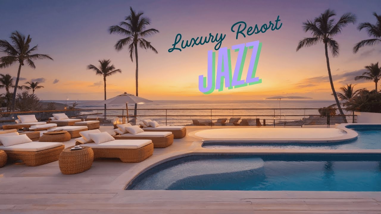 Relaxing Ambiance at Sunset | Luxury Beachfront Resort