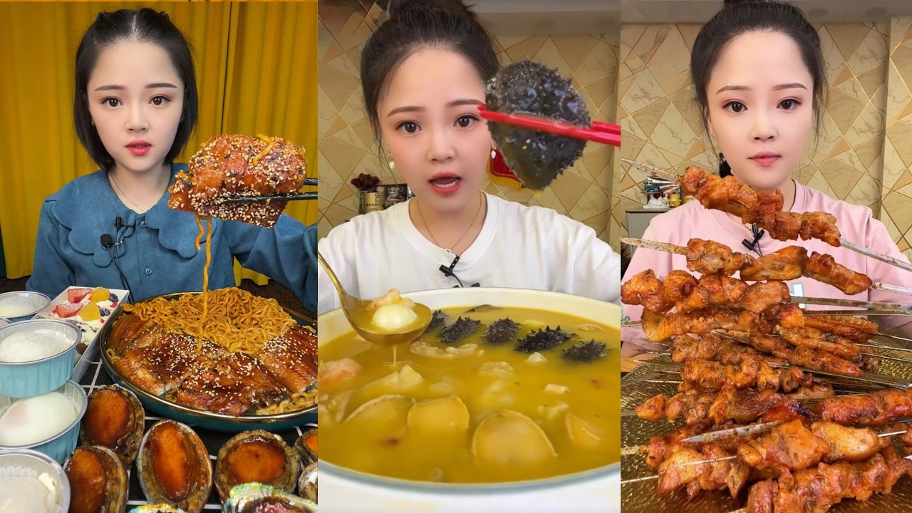 ASMR MUKBANG | Red Braised Pork Belly 