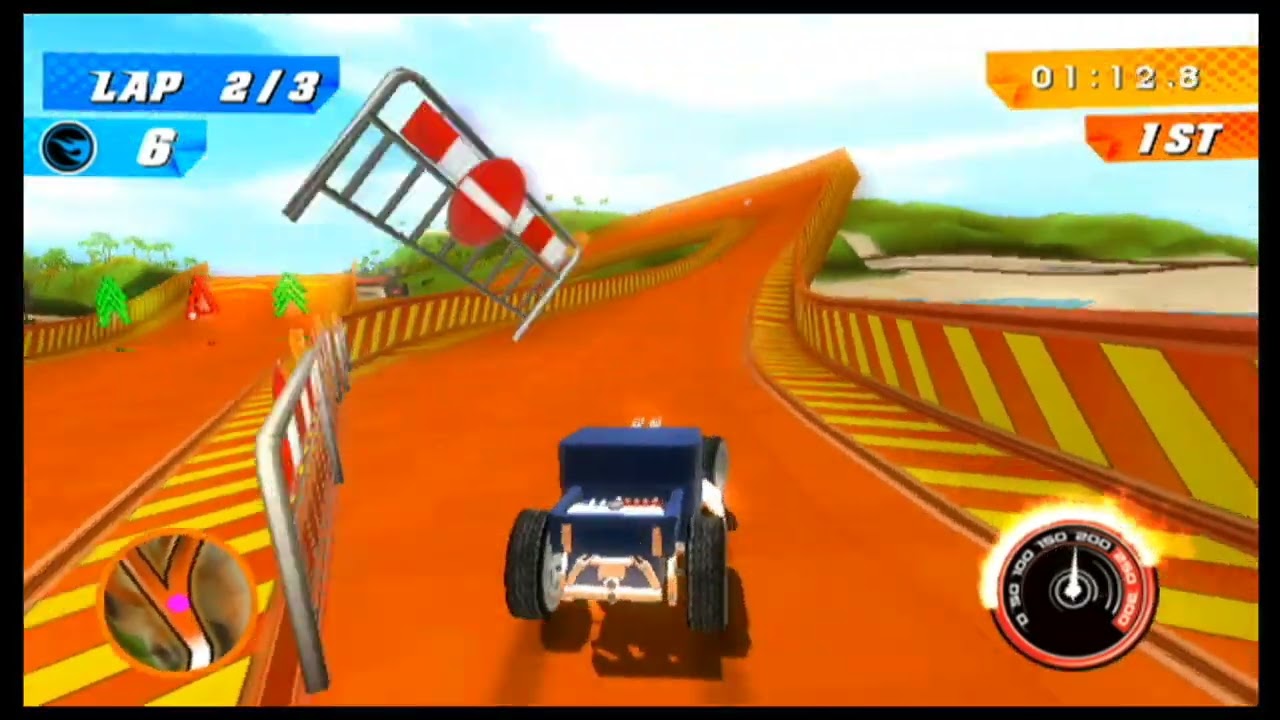 [Wii] Hot Wheels: Track Attack - Aquarium Race - Bone Shaker