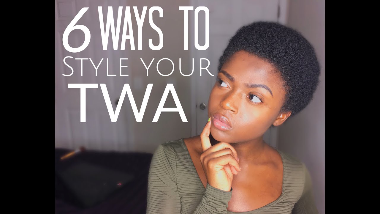 6 Cute Ways to Style Your natural  TWA 3c 4a 4b & 4c friendly