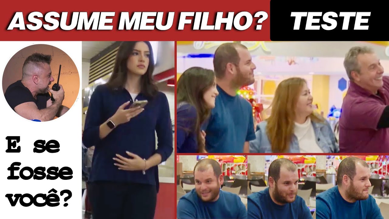 FALA QUE É O PAI DO MEU FILHO?  EXPERIMENTO SOCIAL TESTE #experimentosocial #testesocial