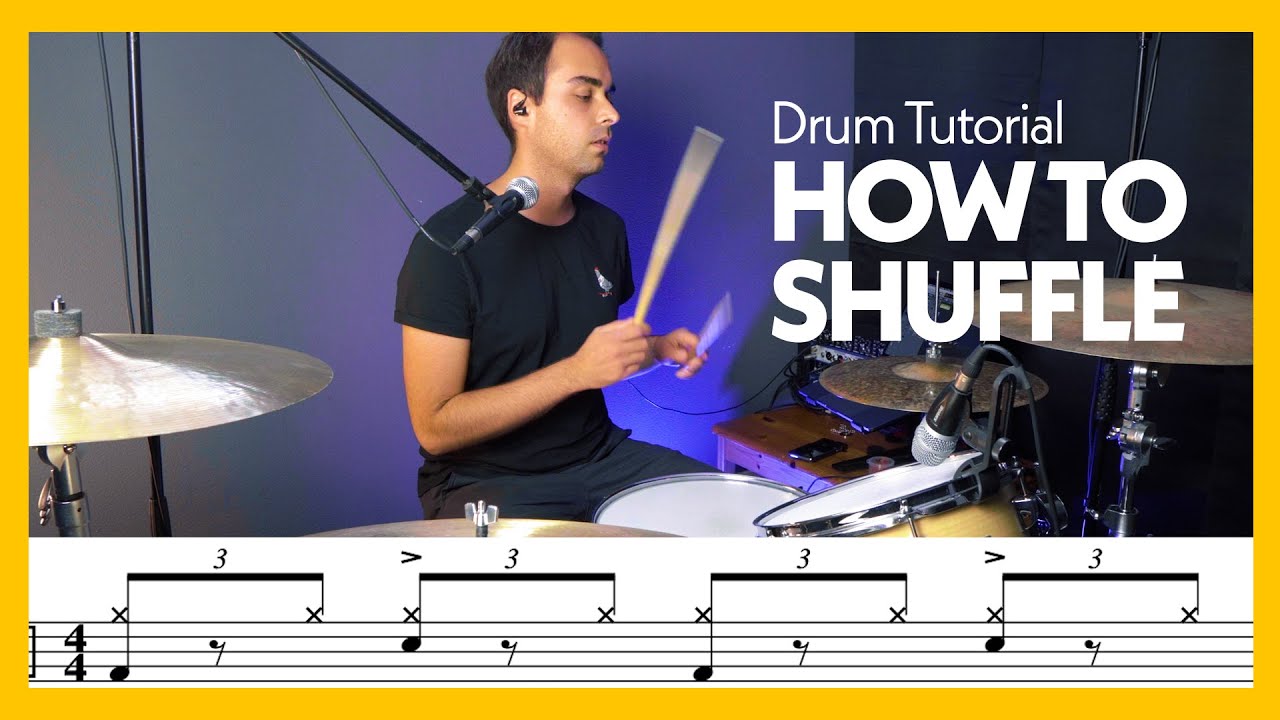 WHAT IS A SHUFFLE? Basic Grooves for Drummers | Texas Shuffle | Blues Drumming | Pride and Joy