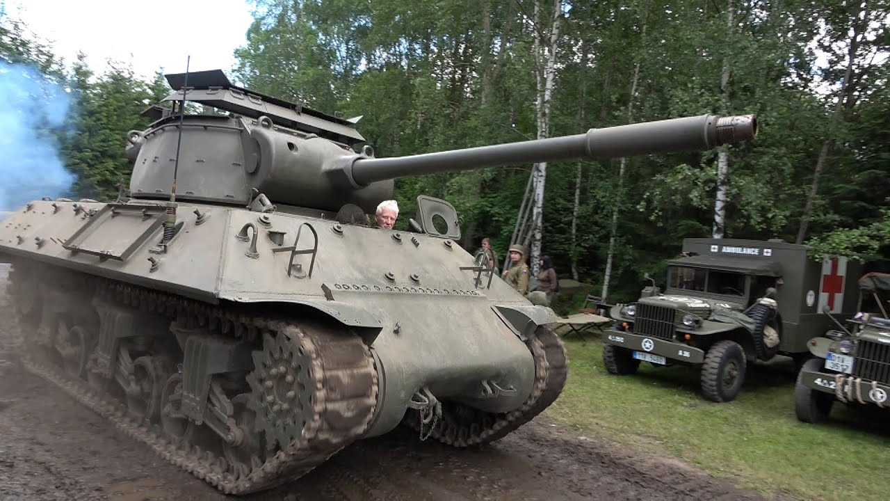 Nová Ves Ukázka bojové akce Tanků 2024 Y