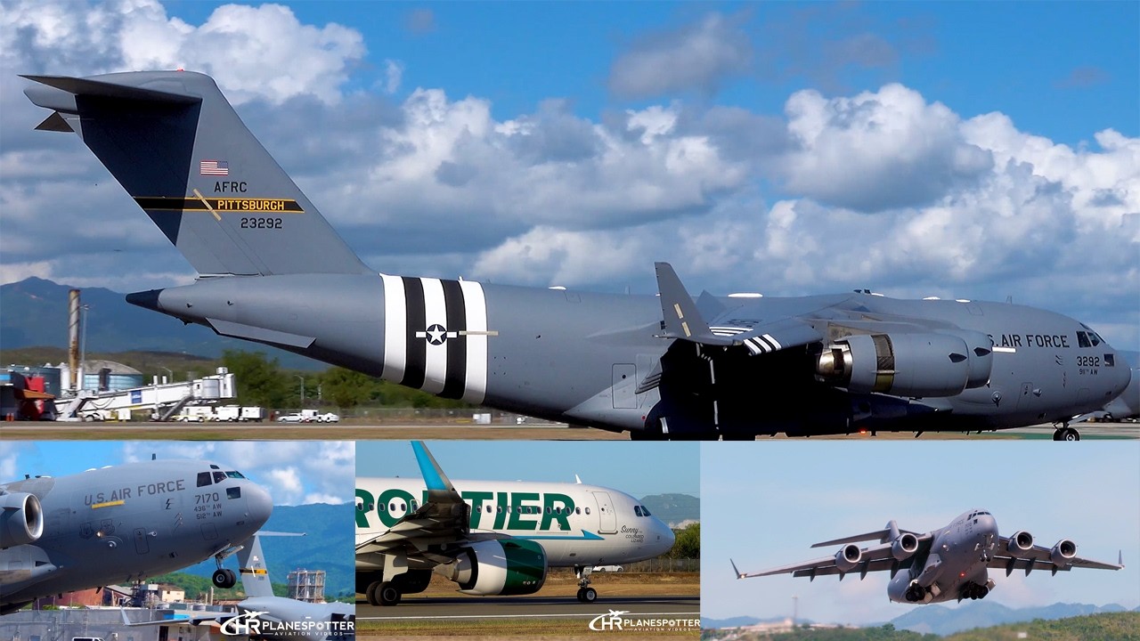 30 Minutes of Rare and Amazing Visitors at Mercedita Airport in 2024!