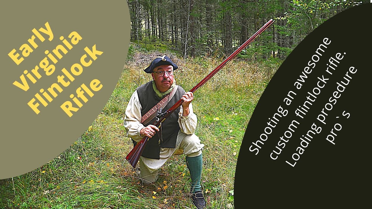 Custom Early Virginia flintlock rifle
