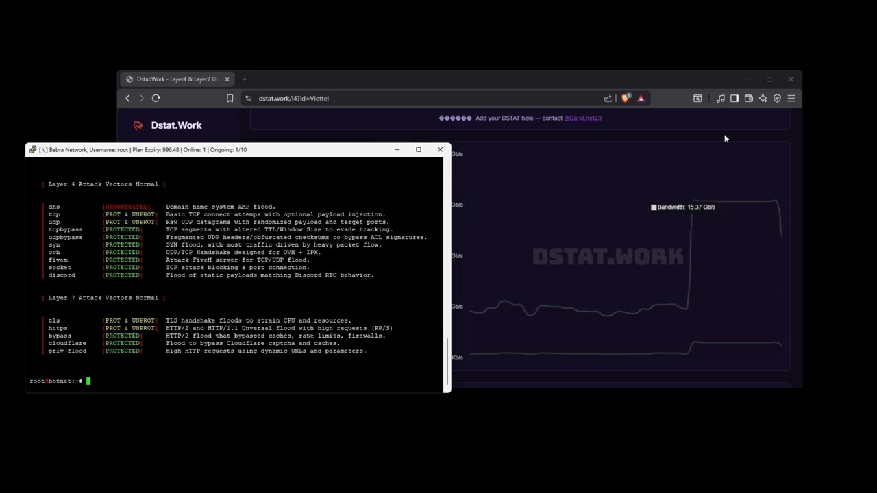 BebraNetwork vs DSTAT | Showcase | CRASHING | BEST C2/BOTNET 2025
