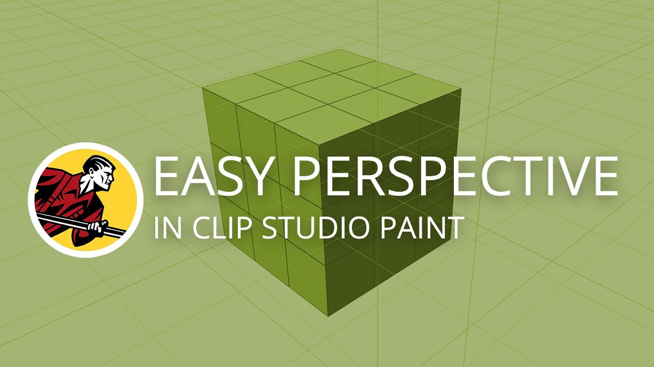 How to extract an EASY perspective grid in Clip Studio Paint!