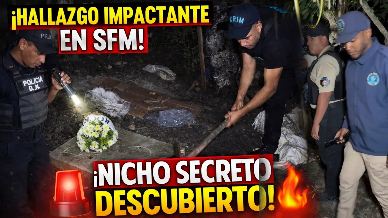 ¡HALLAZGO IMPACTANTE EN SFM! POLICÍA DESCUBRE UN MISTERIOSO NICHO EN PLENO OPERATIVO.