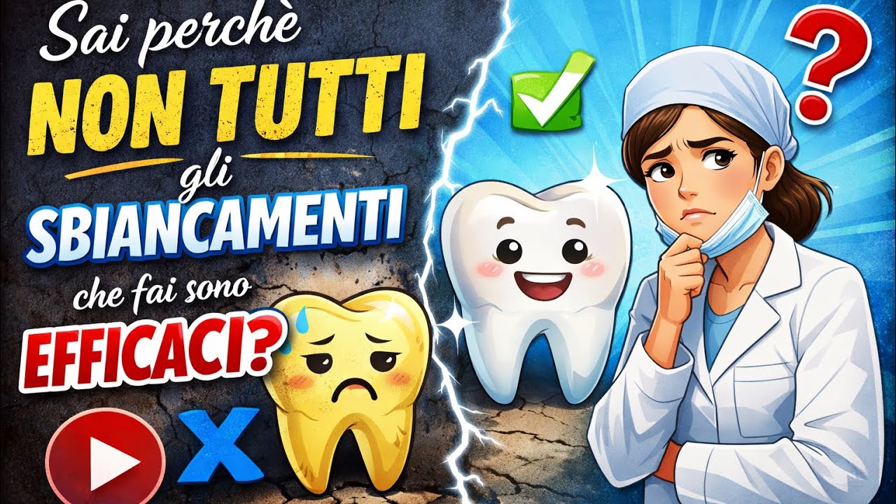 ? Come mai non sempre si sbiancano?