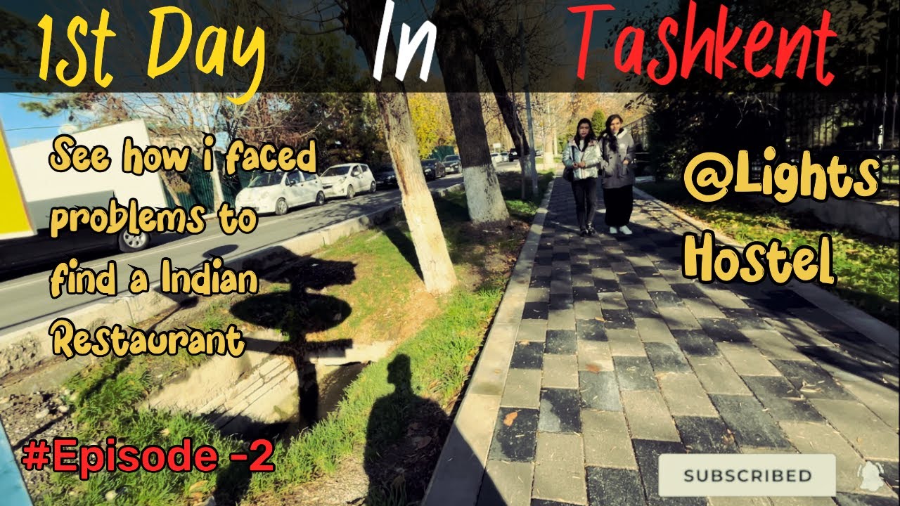 Ep:-2||Indian Food In Uzbekistan || Solo Travel || My First Vlog ❤️