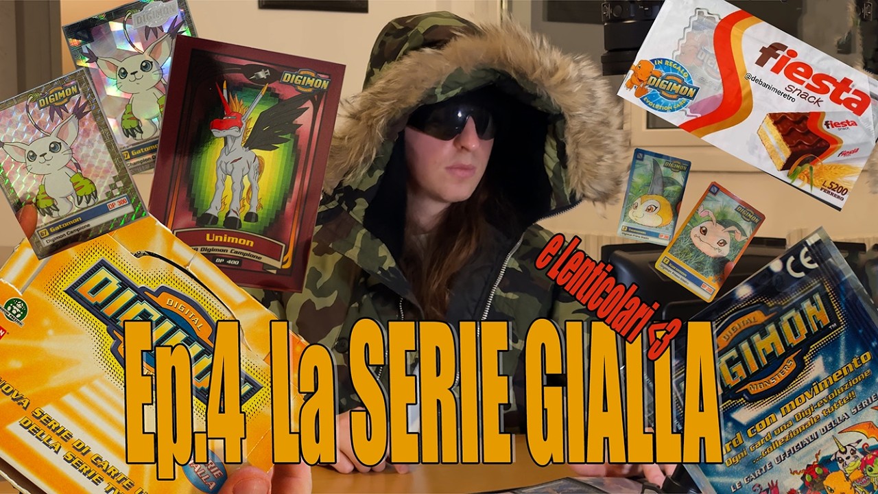 UN DIGIMON NELLE MERENDINE | Episodio 4: La Serie Gialla e le Carte Lenticolari