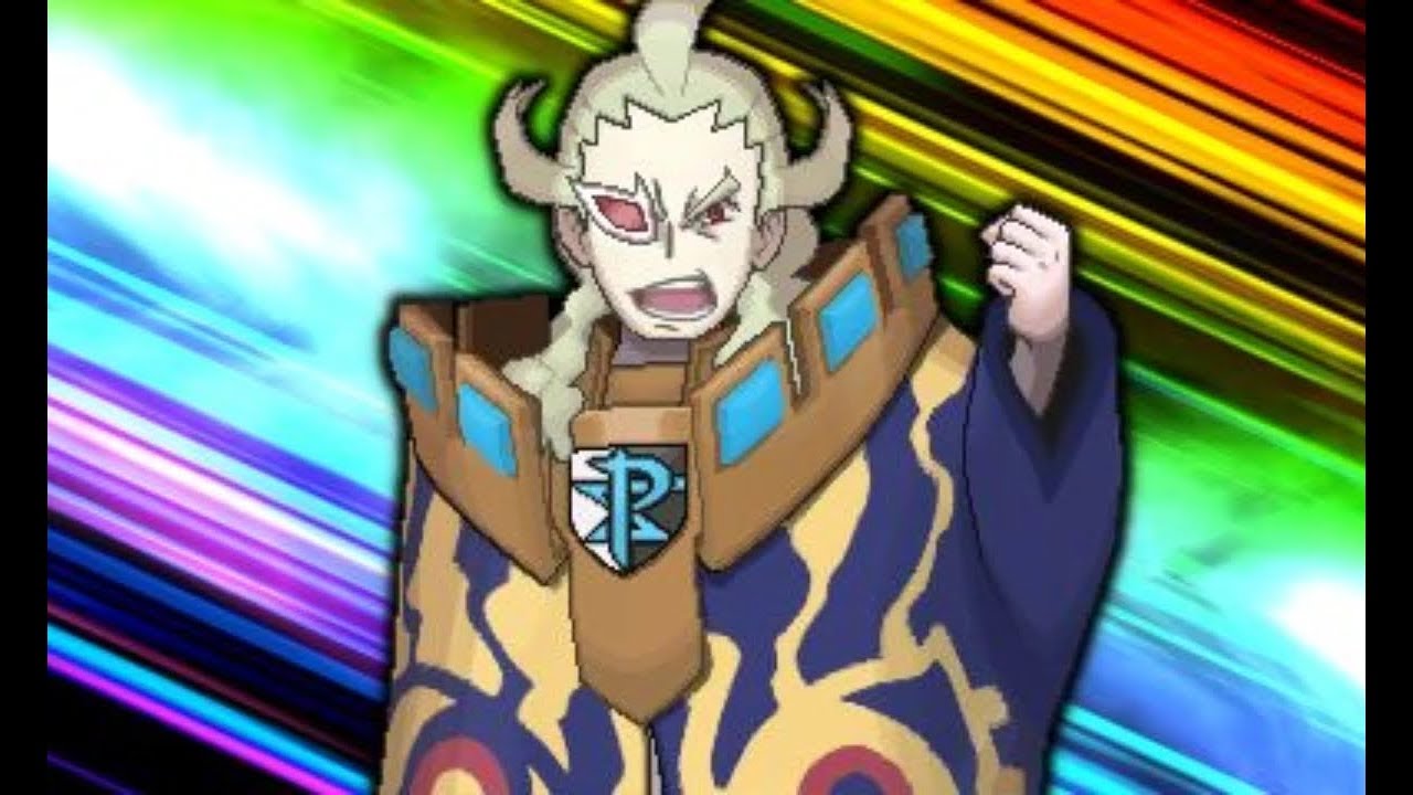 Pokemon Ultra Sun & Ultra Moon: Team Plasma Ghetsis