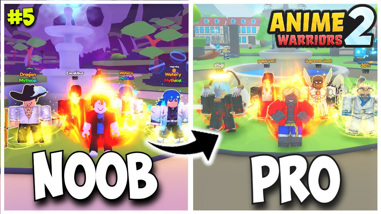 Noob To Pro In Anime Warriors Simulator 2 Pt. 5! Team upg! - Pay 2 win!