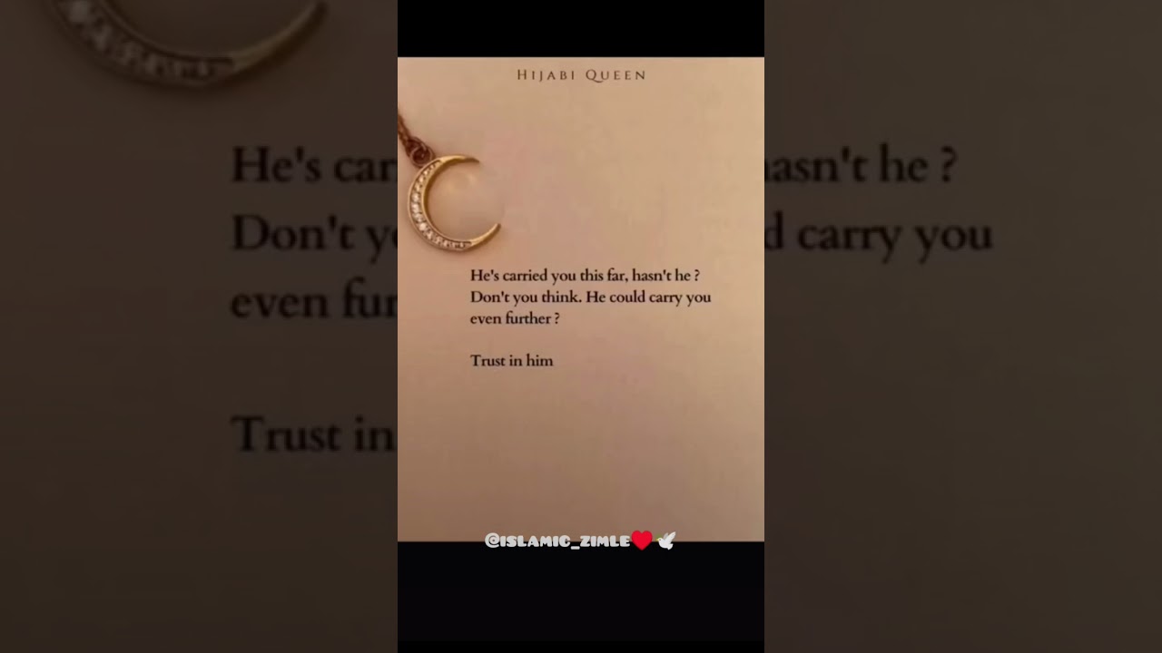 Islamic reminder that gives me true comfort 🥺♥️ 