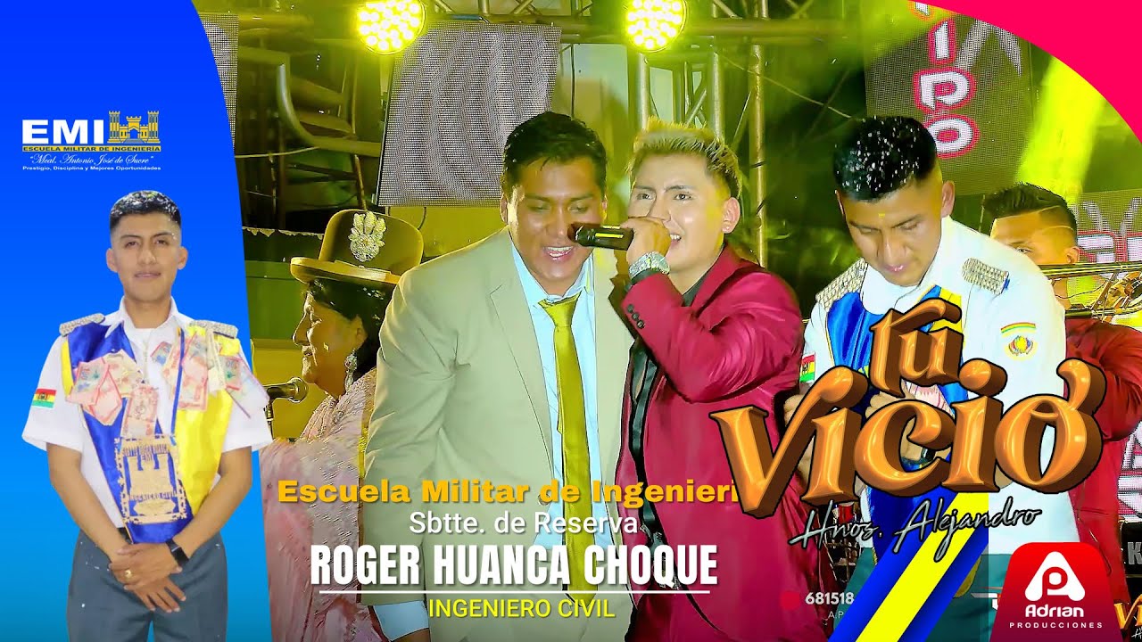 TU VICIO EN VIVO-- INGENIERO CIVIL (Sbtte. de Reserva -ROGER HUANCA CHOQUE) EMI -LA PAZ-2023