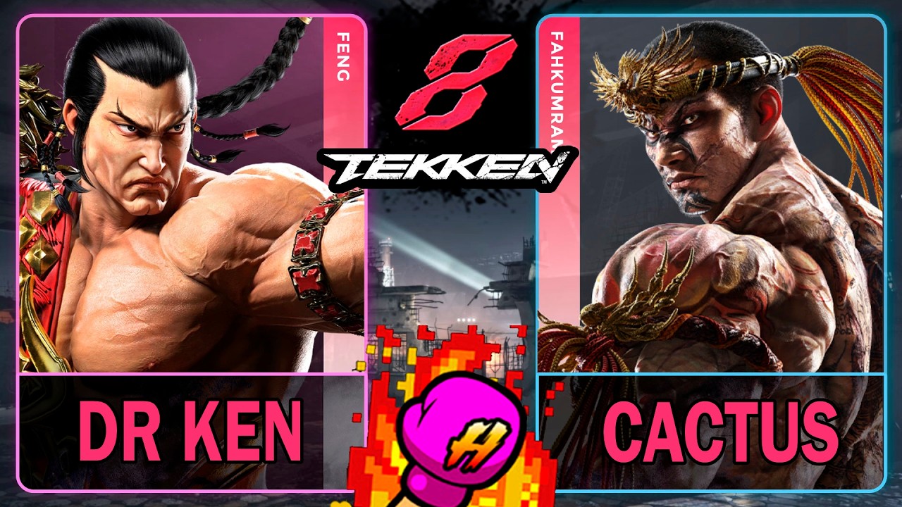 Tekken 8 Dr Ken (FENG) VS Cactus (FAHKUMRAM)🥊 鉄拳8🥊4K 60ᶠᵖˢ🥊T8 🥊TK8🥊#tekken