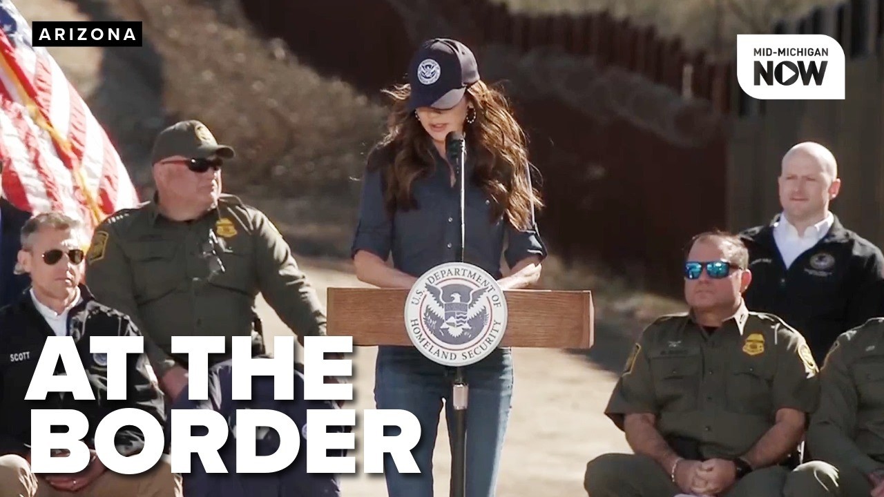 Kristi Noem touts DHS's first year of operations at Border wall in Arizona