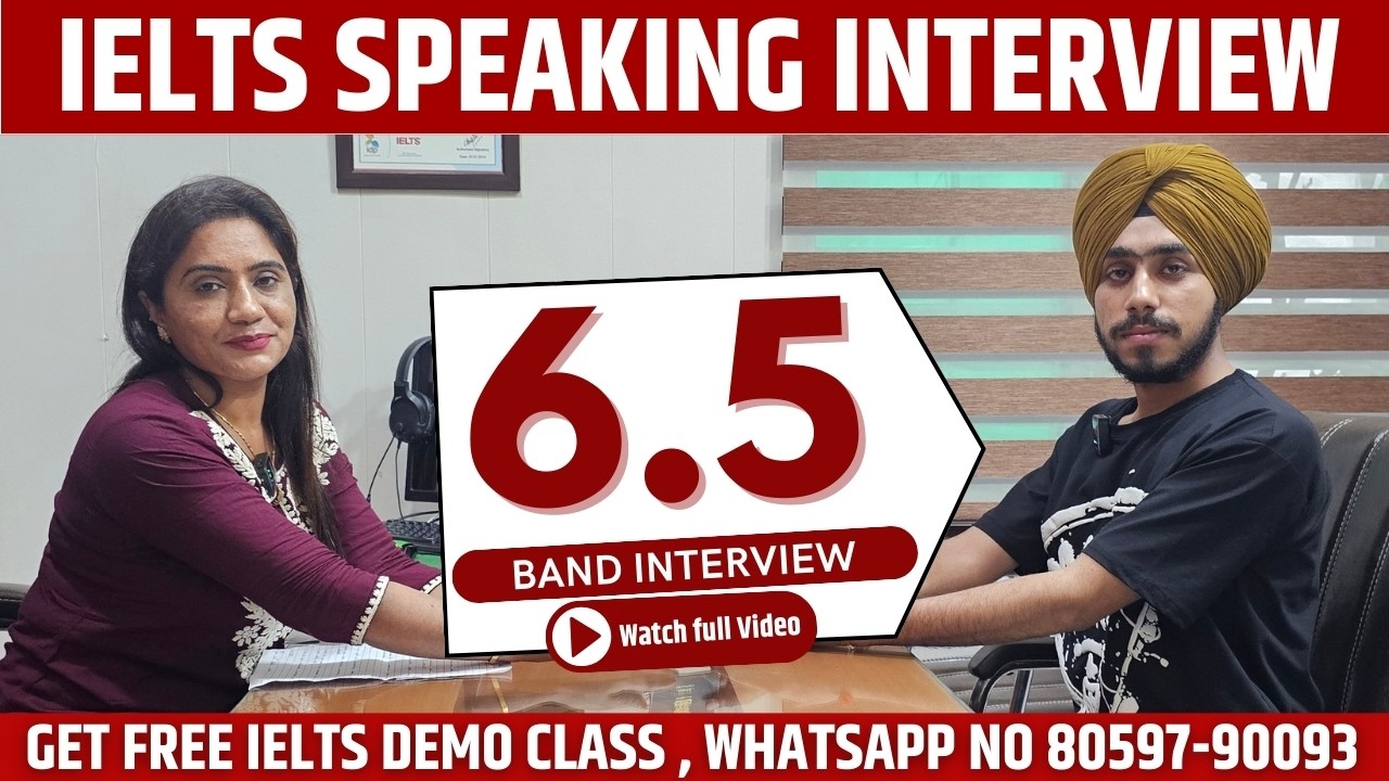 IELTS Speaking Mock Test 2026 | Band 6.5 Level Interview Practice